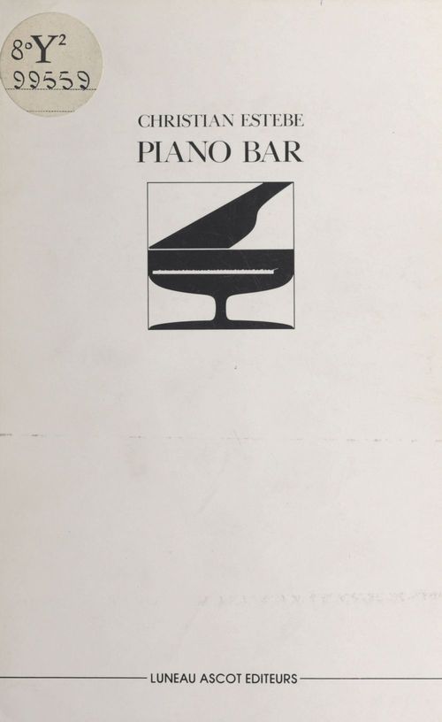 Couverture ebook de Piano bar, de Christian Estebe