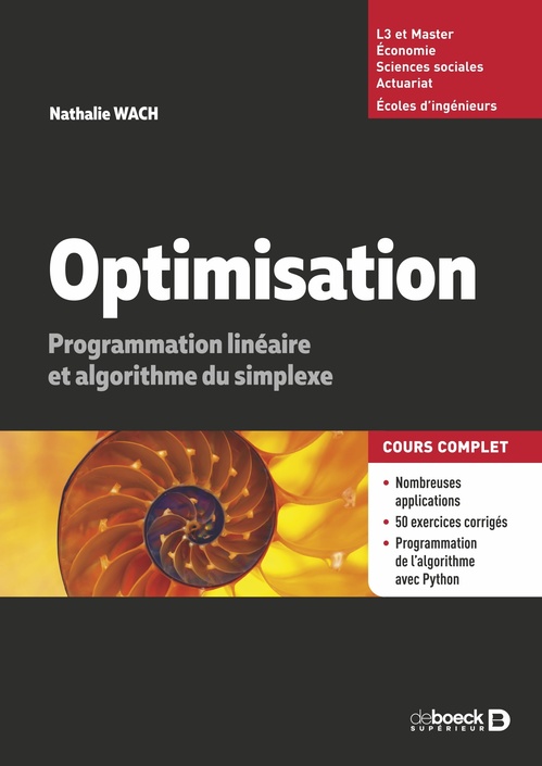 ebook cover of Optimisation, by Nathalie Wach