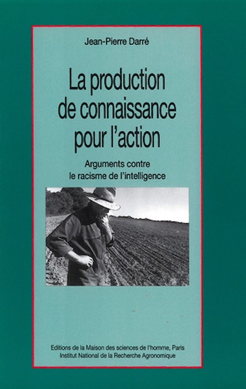 Couverture ebook de La production de connaissance pour l'action, de Jean-pierre Darre