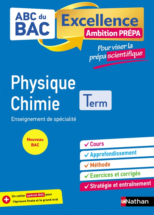 Couverture ebook de Abc Excellence Ambition Prépa - Physique-Chimie, prépa scientifique Term, de Nicolas Coppens, Sylvain Dardenne, Stéphane Despax, Olivier Doerler