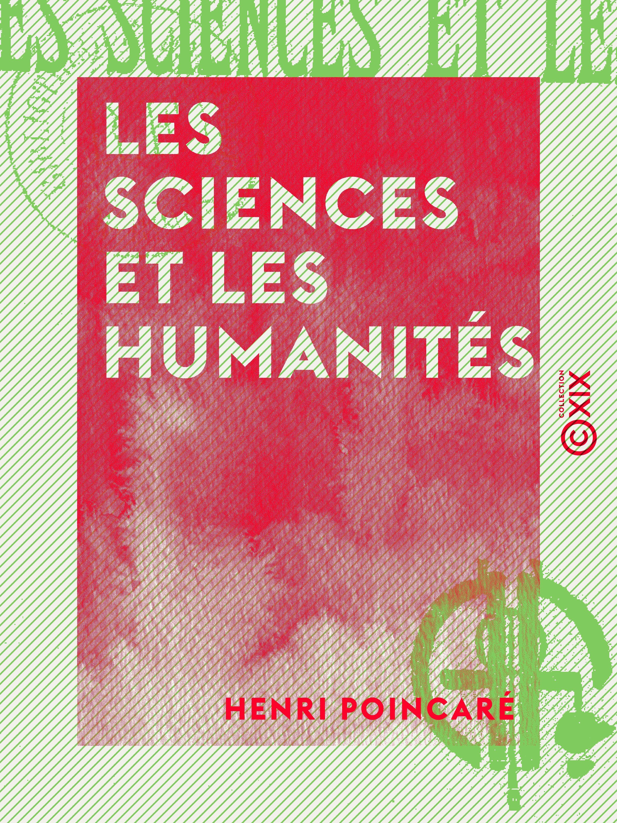 Couverture ebook de Les Sciences et les Humanités, de Henri Poincare