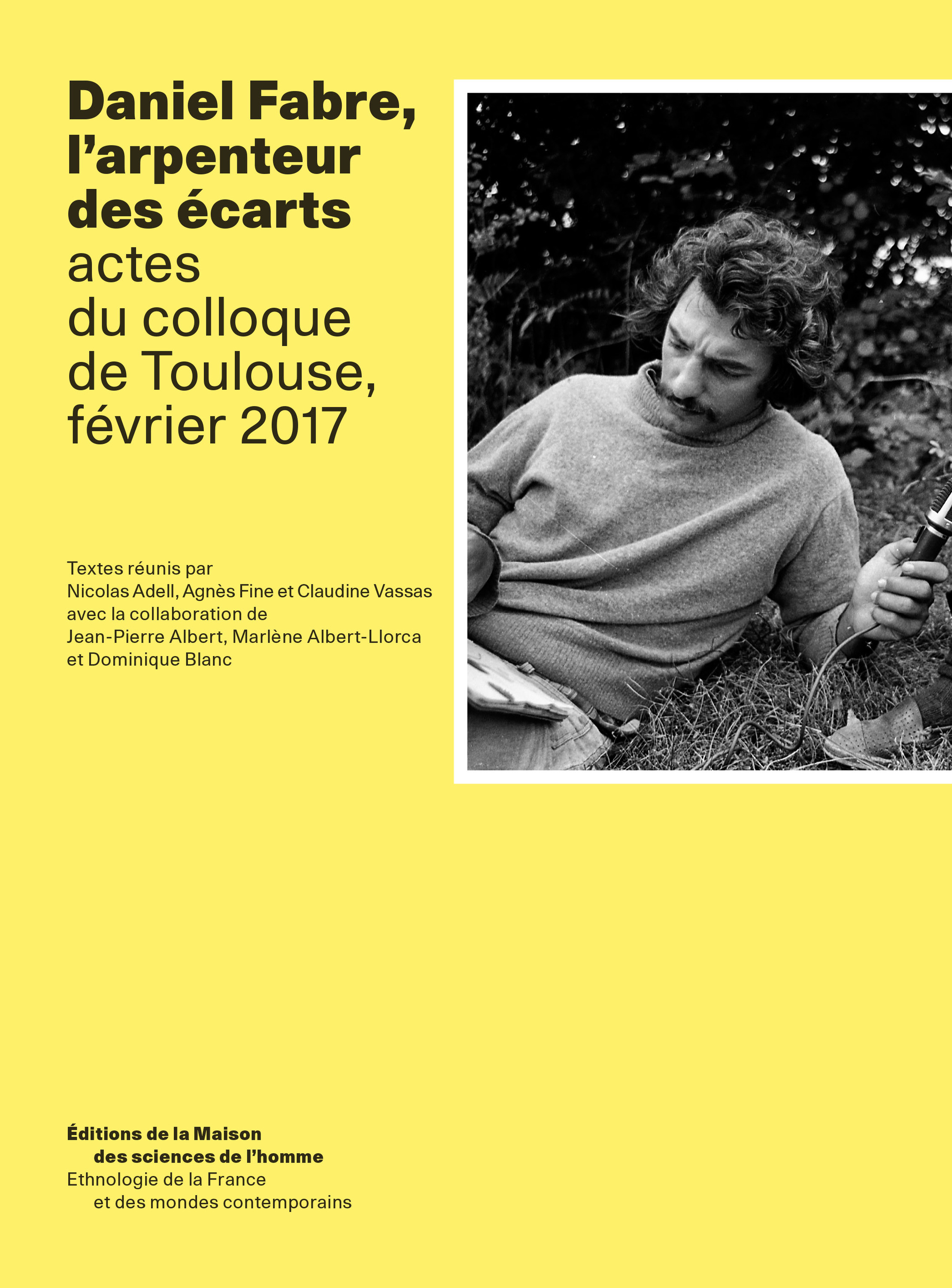 ebook cover of Daniel Fabre, l'arpenteur des écarts, by
