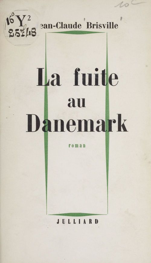 Couverture ebook de La fuite au Danemark, de Jean-claude Brisville