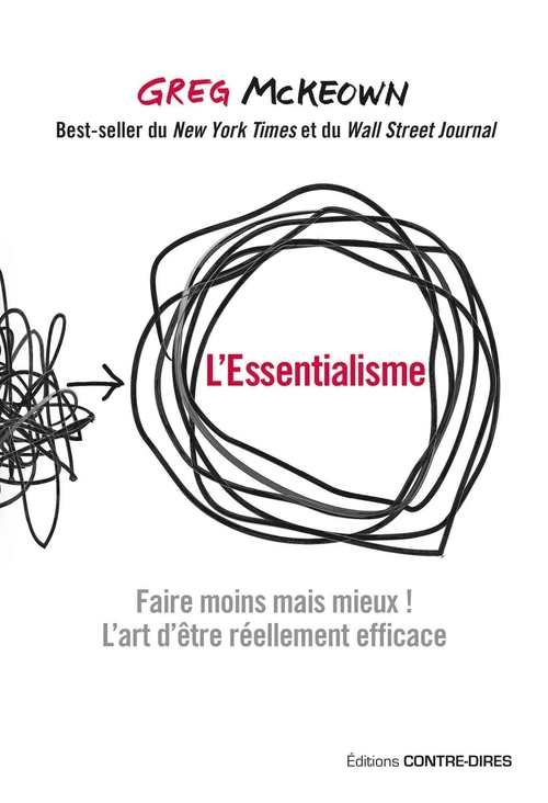 Couverture ebook de L'Essentialisme, de Greg Mckeown