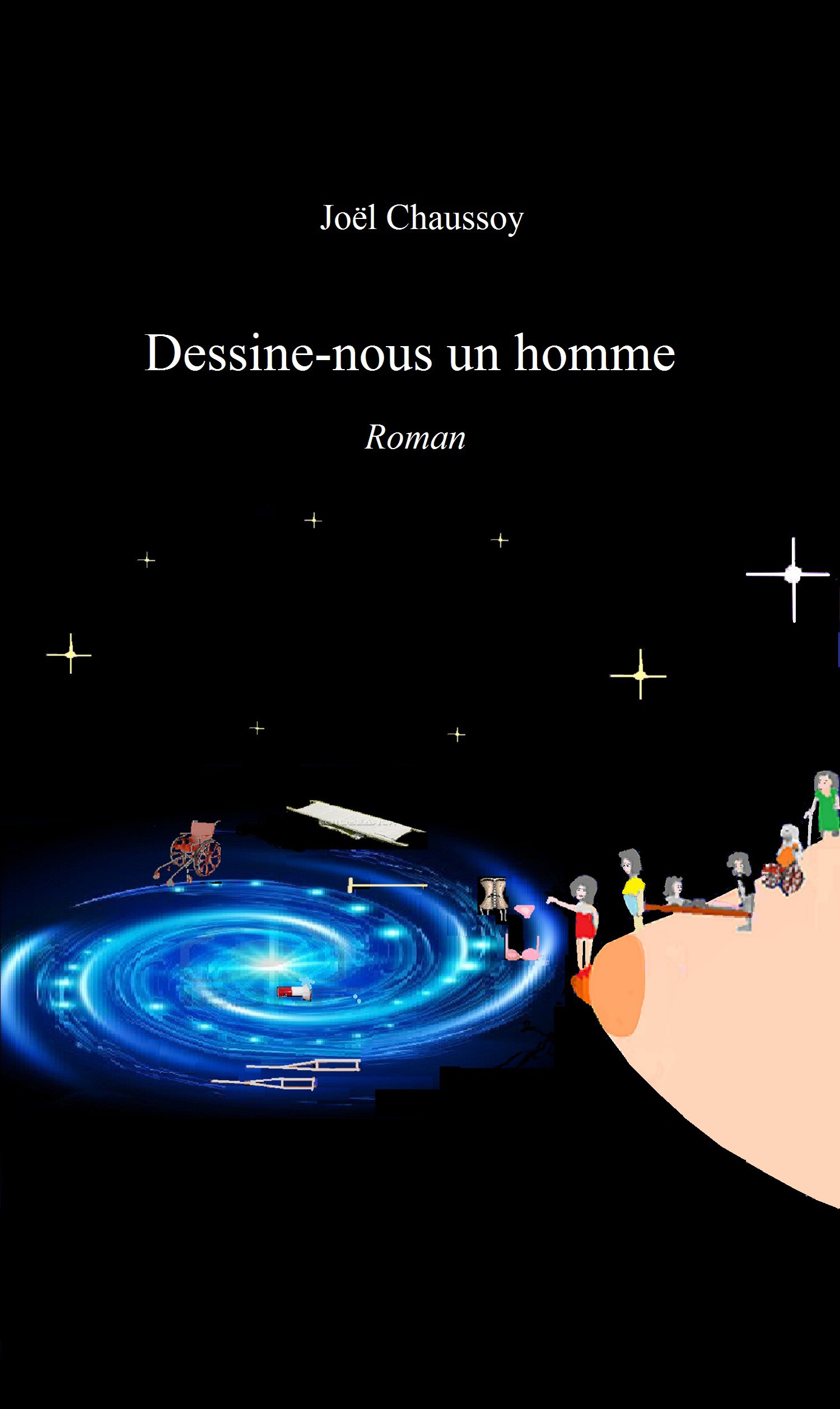 Couverture ebook de Dessine-nous un homme, de Joel Chaussoy