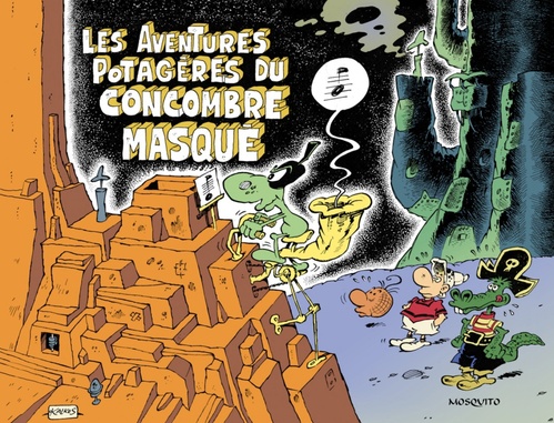 Couverture ebook de Les Aventures potagères du concombre masqué, de Nikita Mandryka