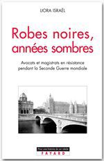 Couverture ebook de Robes noires, années sombres, de Liora Israël