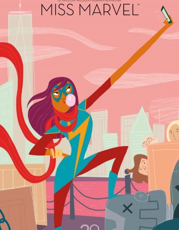 ebook cover of Ms. Marvel (2014) T01 (Edition 20 ans Panini Comics), by G. Willow Wilson, Adrian Alphona