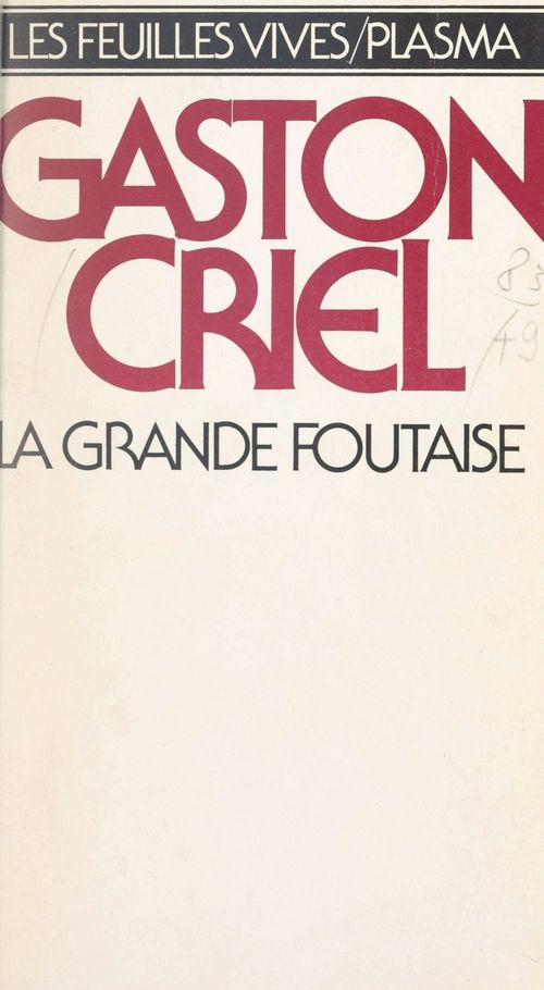 Couverture ebook de La grande foutaise, de Gaston Criel