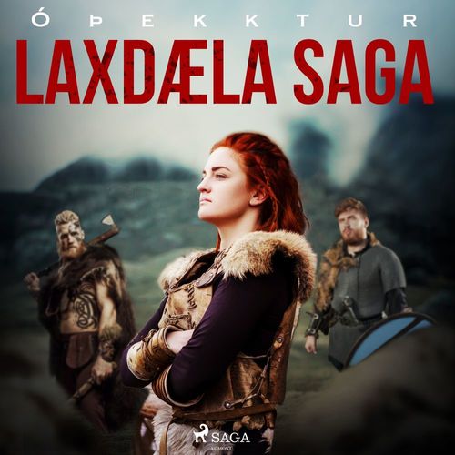 Couverture audiobook de Laxdæla saga , de OþEkktur