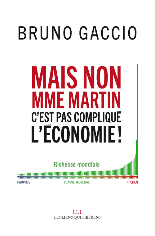 Couverture ebook de Mais non Madame Martin, c'est pas compliqué l'économie !, de Bruno Gaccio