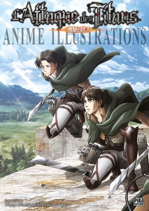 Couverture ebook de L'Attaque des Titans Anime Illustrations, de Hajime Isayama