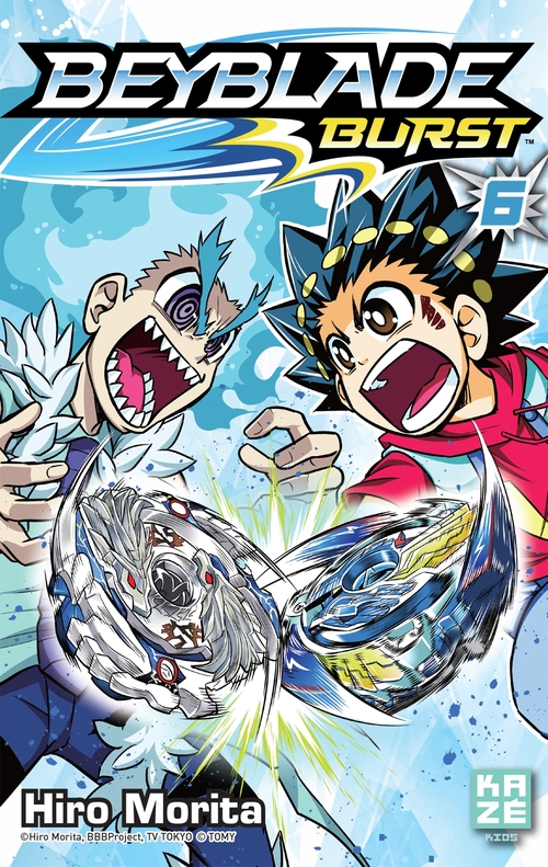 Couverture ebook de Beyblade Burst T06, de Hiro Morita