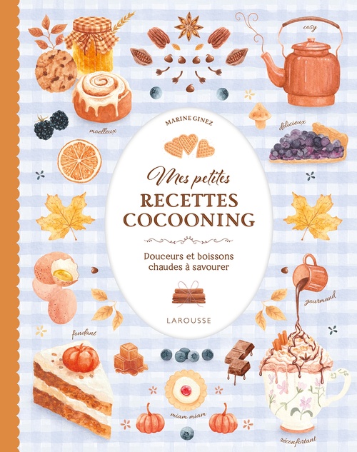Couverture ebook de Mes petites recettes cocooning, de Marine Ginez