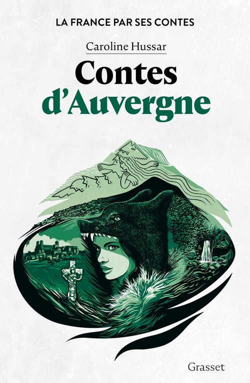 Couverture ebook de Contes d'Auvergne, de Caroline Hussar