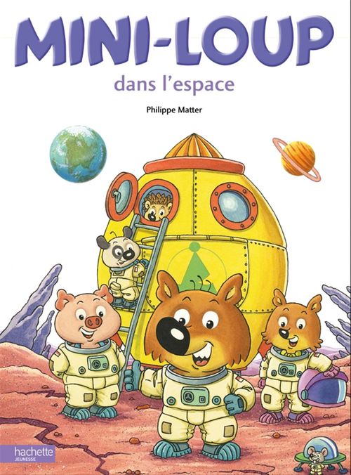 Couverture ebook de Mini-Loup dans l'espace, de Philippe Matter