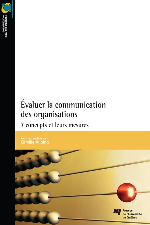 Couverture ebook de Évaluer la communication des organisations, de Camille Alloing