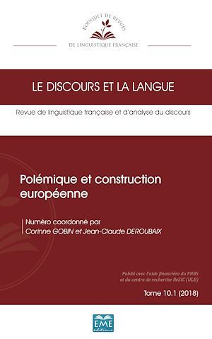 ebook cover of Polémique et construction européenne, by Discours Et La Langu
