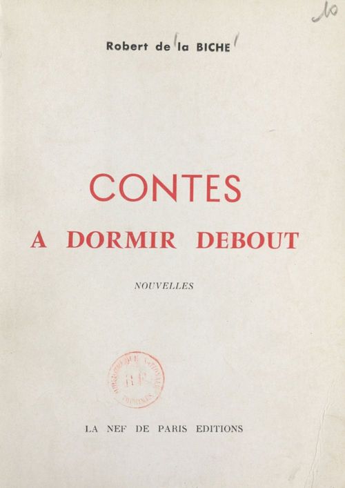 Couverture ebook de Contes à dormir debout, de Robert De La Biche