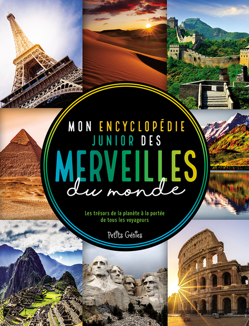 ebook cover of Mon encyclopédie junior des merveilles du monde, by Mathieu Fortin
