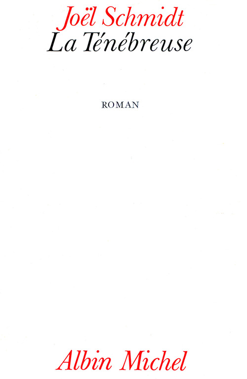 ebook cover of La Ténébreuse, by Joël Schmidt