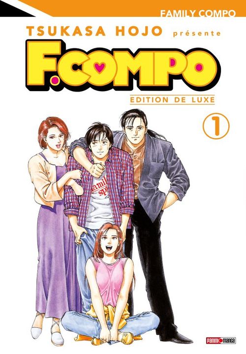 Couverture ebook de Family Compo Edition De Luxe T01, de Tsukasa Hojo