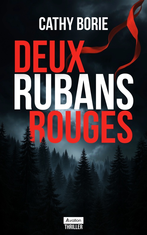 ebook cover of Deux rubans rouges, by Cathy Borie