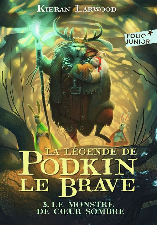 ebook cover of La légende de Podkin Le Brave (Tome 3) - Le monstre de Coeur sombre, by Kieran Larwood, David Wyatt