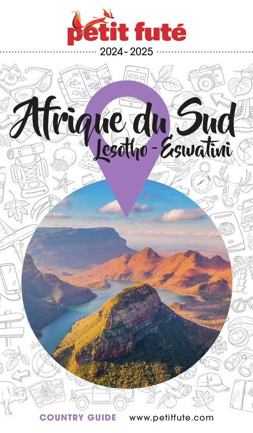 Couverture ebook de Guide Afrique Du Sud 2023/2024 Petit Futé: Lesotho / Eswatini, de Collectif petit futé