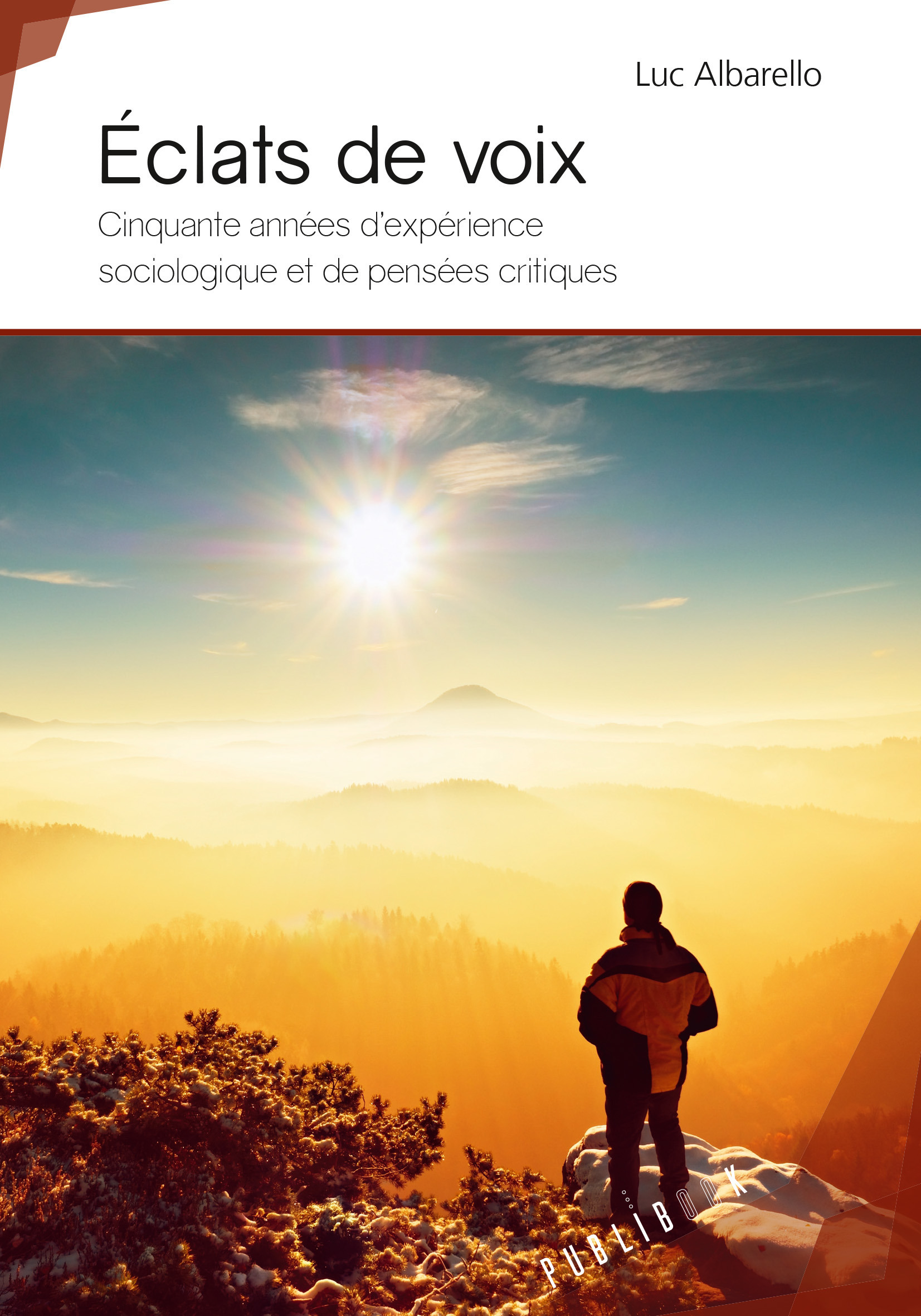 Couverture ebook de Éclats de voix, de Luc Albarello