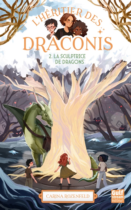 ebook cover of L'Héritier des Draconis - Tome 2 La Sculptrice de dragon, by Carina Rozenfeld