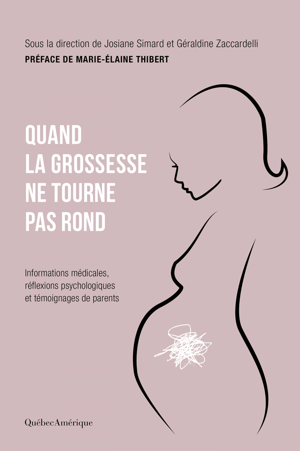 Couverture ebook de Quand la grossesse ne tourne pas rond, de Collectif, Josiane Simard, Géraldine Zaccardelli