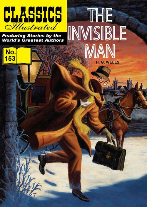 Couverture ebook de The Invisible Man, de H. G. Wells