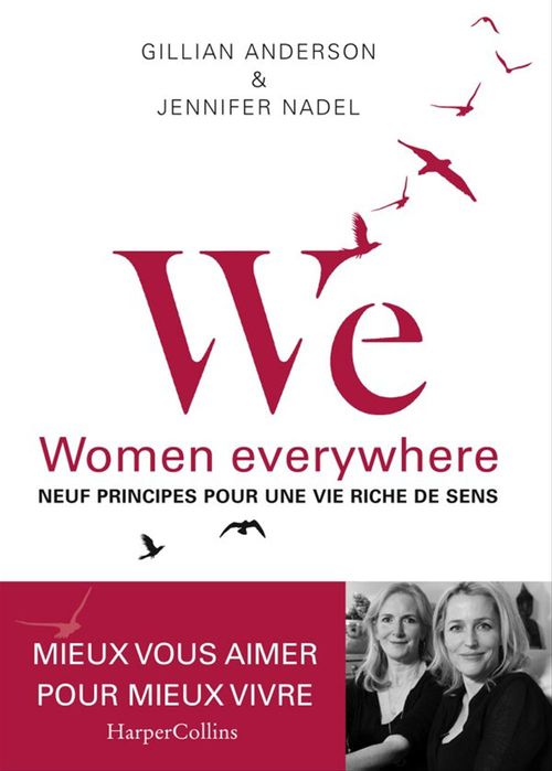 ebook cover of WE - Neuf principes pour une vie riche de sens, by Gillian Anderson, Jennifer Nadel