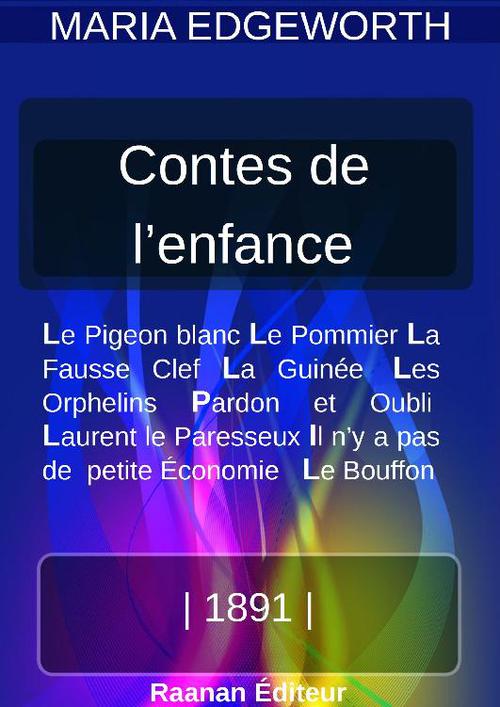 ebook cover of Contes de l´enfance, by Maria Edgeworth