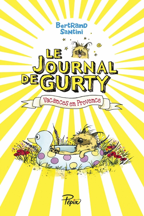 Couverture ebook de Le Journal de Gurty (Tome 1) - Vacances en Provence, de Bertrand Santini