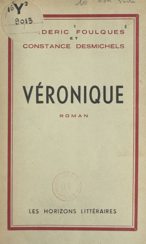 Couverture ebook de Véronique, de Constance Desmichels, Frederic Foulques