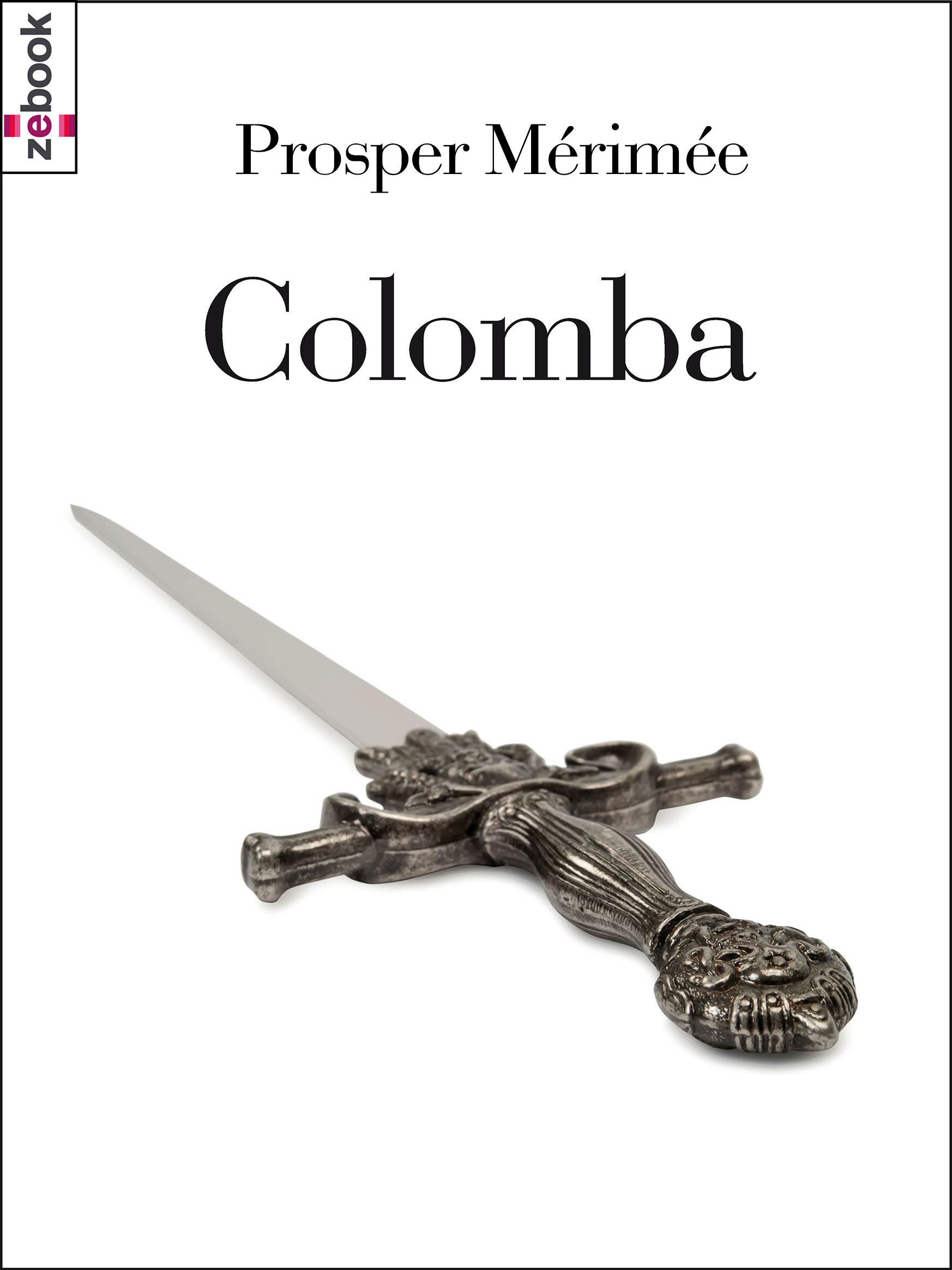 Couverture ebook de Colomba, de Prosper Merime