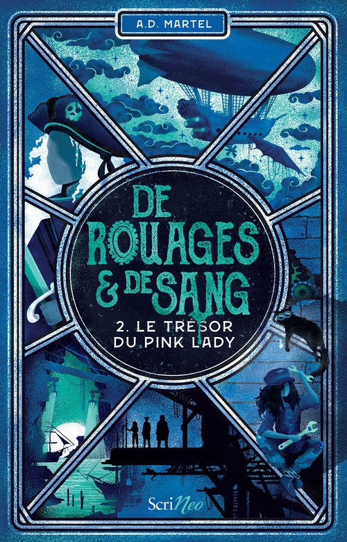 Couverture ebook de De rouages et de sang - Tome 2 Le trésor du Pink Lady, de A. D. Martel