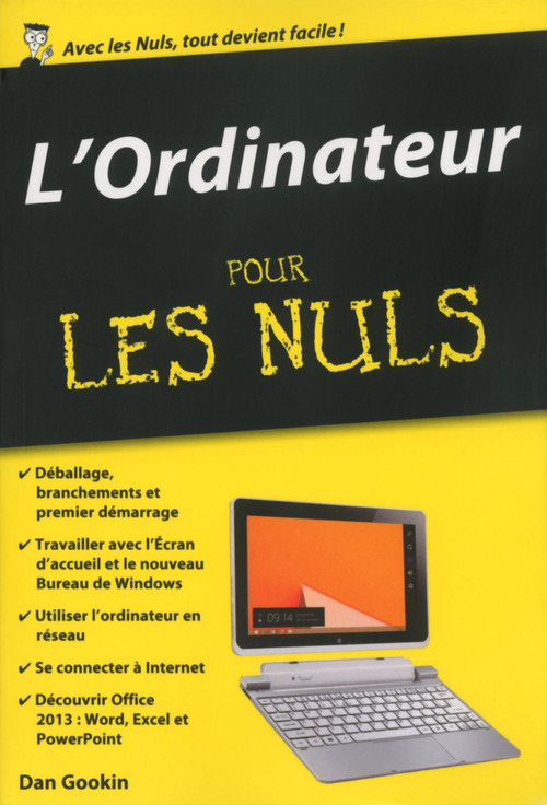 Couverture ebook de L'Ordinateur Poche Pour les Nuls, de Dan Gookin