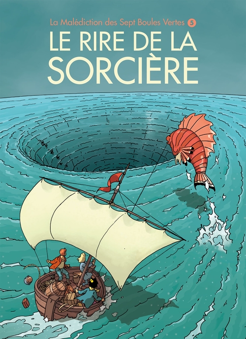 ebook cover of La Malédiction des sept boules vertes T5, by Laurent Parcelier