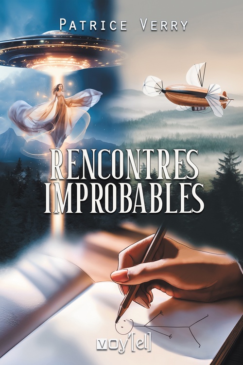 Couverture ebook de Rencontres improbables, de Patrice Verry