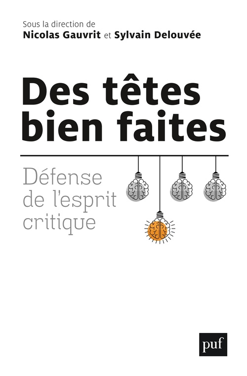 ebook cover of Des têtes bien faites, by Sylvains Delouvee, Nicolas Gauvrit