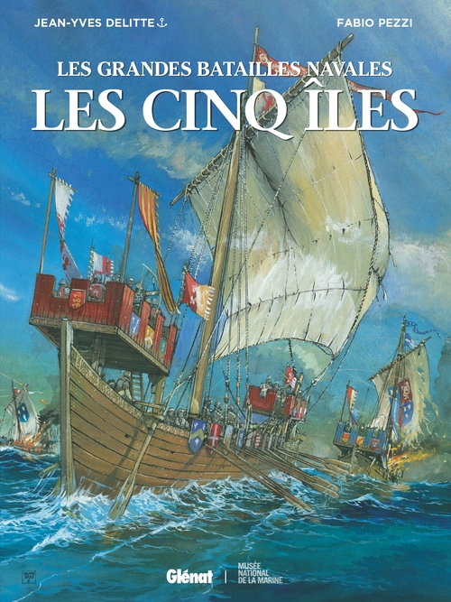 Couverture ebook de Les Cinq îles, de Jean-Yves Delitte