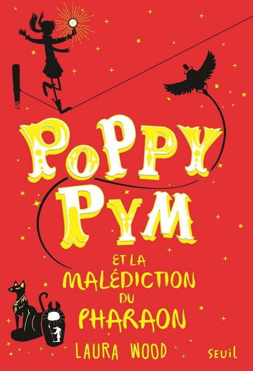 Couverture ebook de Poppy Pym et la malédiction du pharaon, de Laura Wood