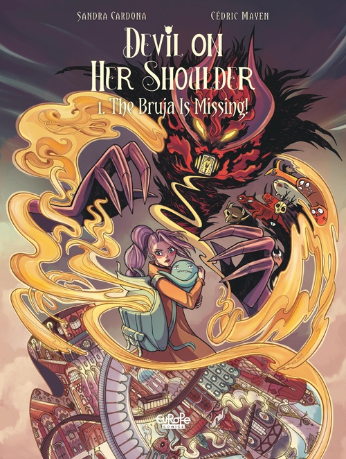 ebook cover of Devil on Her Shoulder - Volume 1 - The Bruja Is Missing!, by Cédric Mayen