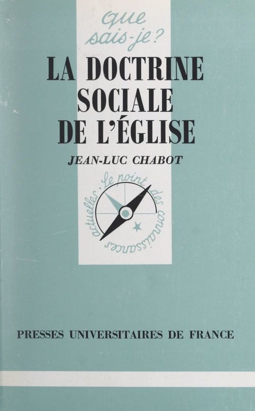 Couverture ebook de La doctrine sociale de l'Église, de Jean-luc Chabot