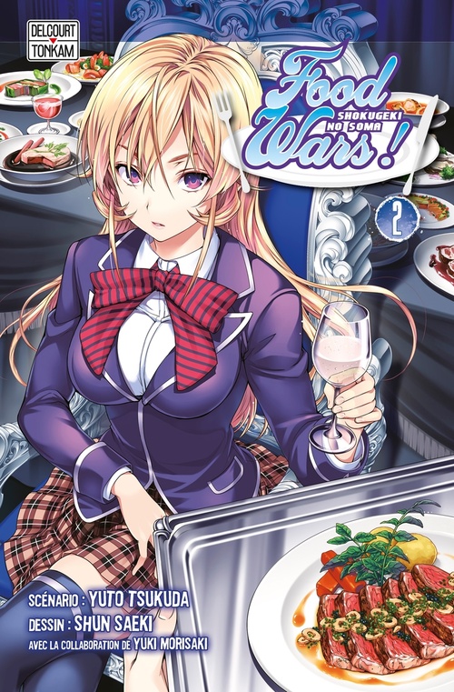 Couverture ebook de Food wars ! T02, de Yuto Tsukuda