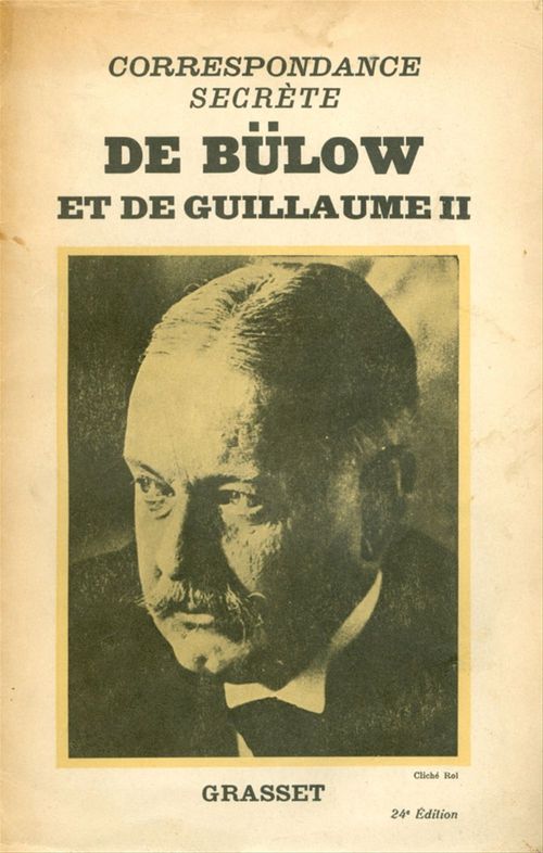 Couverture ebook de Correspondance secrète de Bülow et de Guillaume II, de Collectif