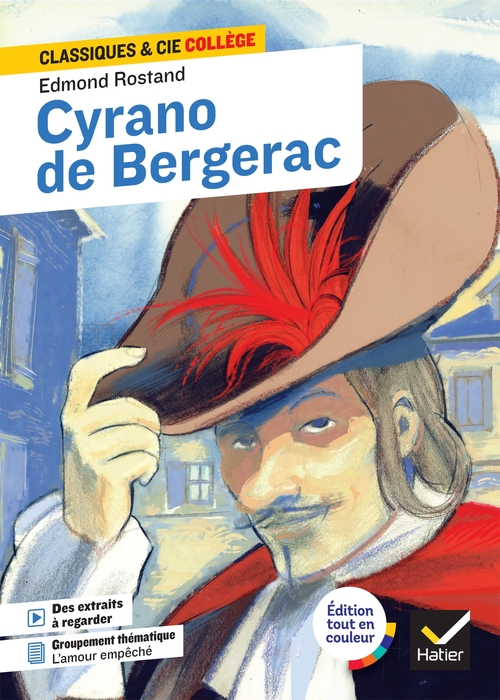 ebook cover of Cyrano de Bergerac, by Edmond Rostand